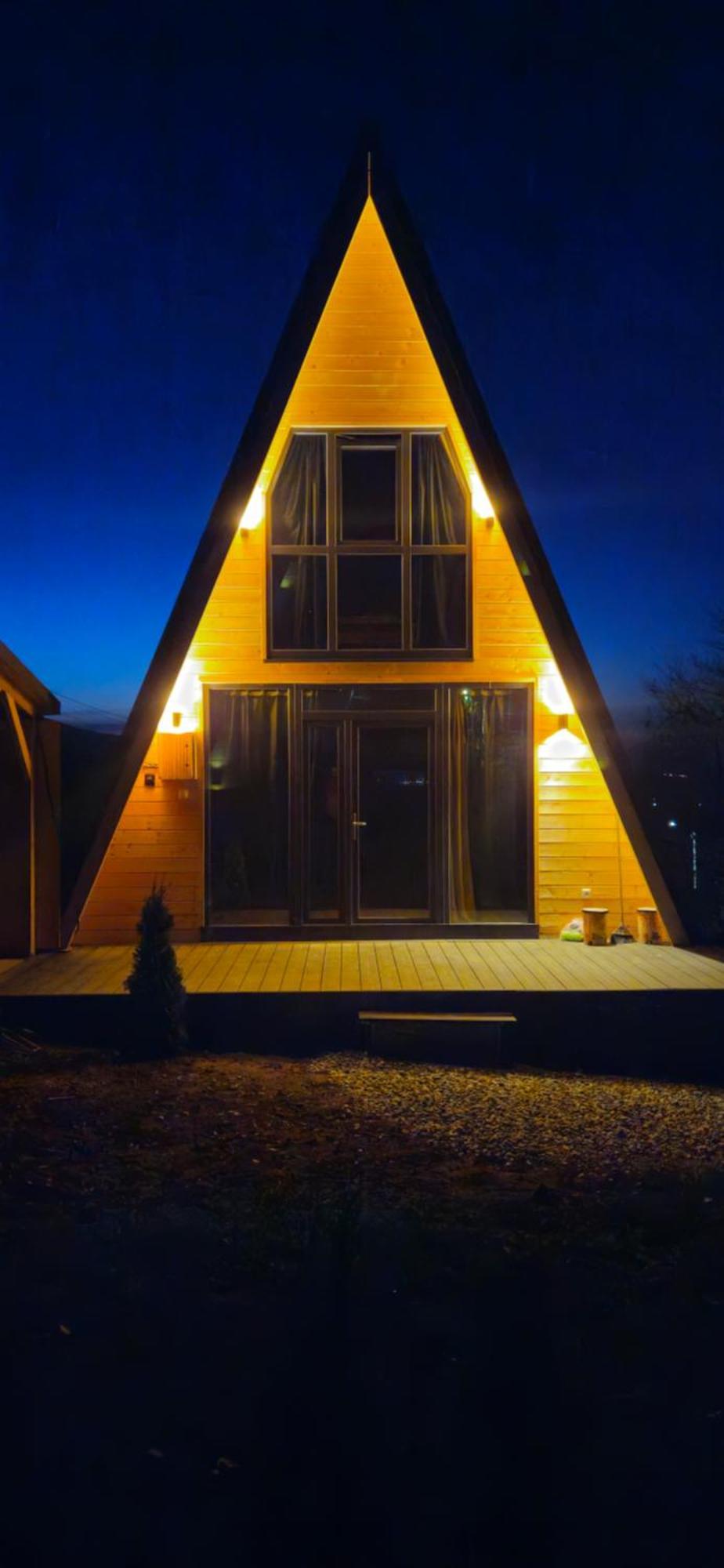 E&T-Cabin A Frame Hermannstadt Exterior foto