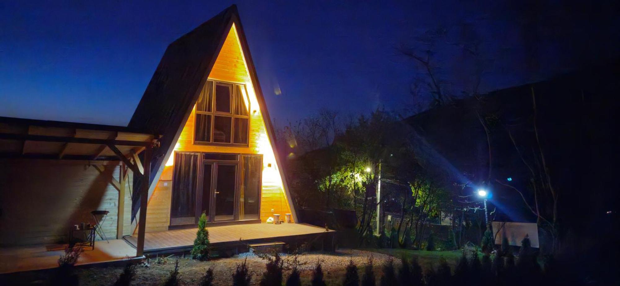 E&T-Cabin A Frame Hermannstadt Exterior foto