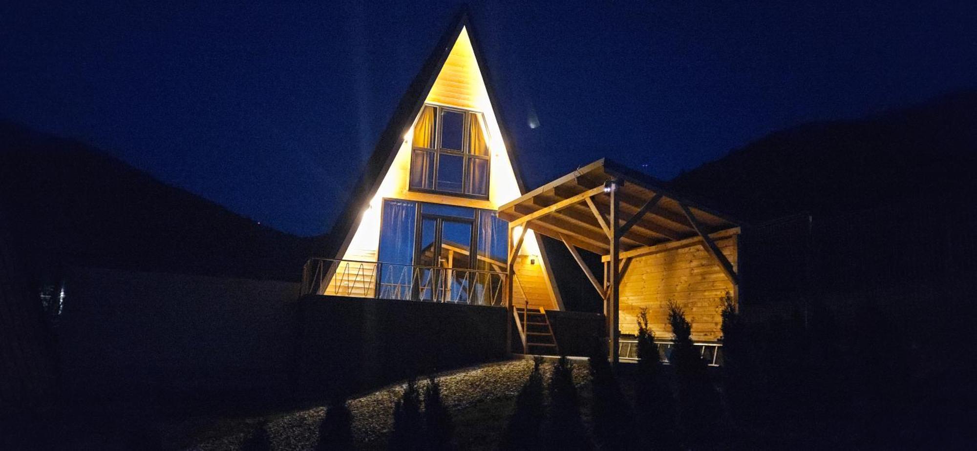 E&T-Cabin A Frame Hermannstadt Exterior foto