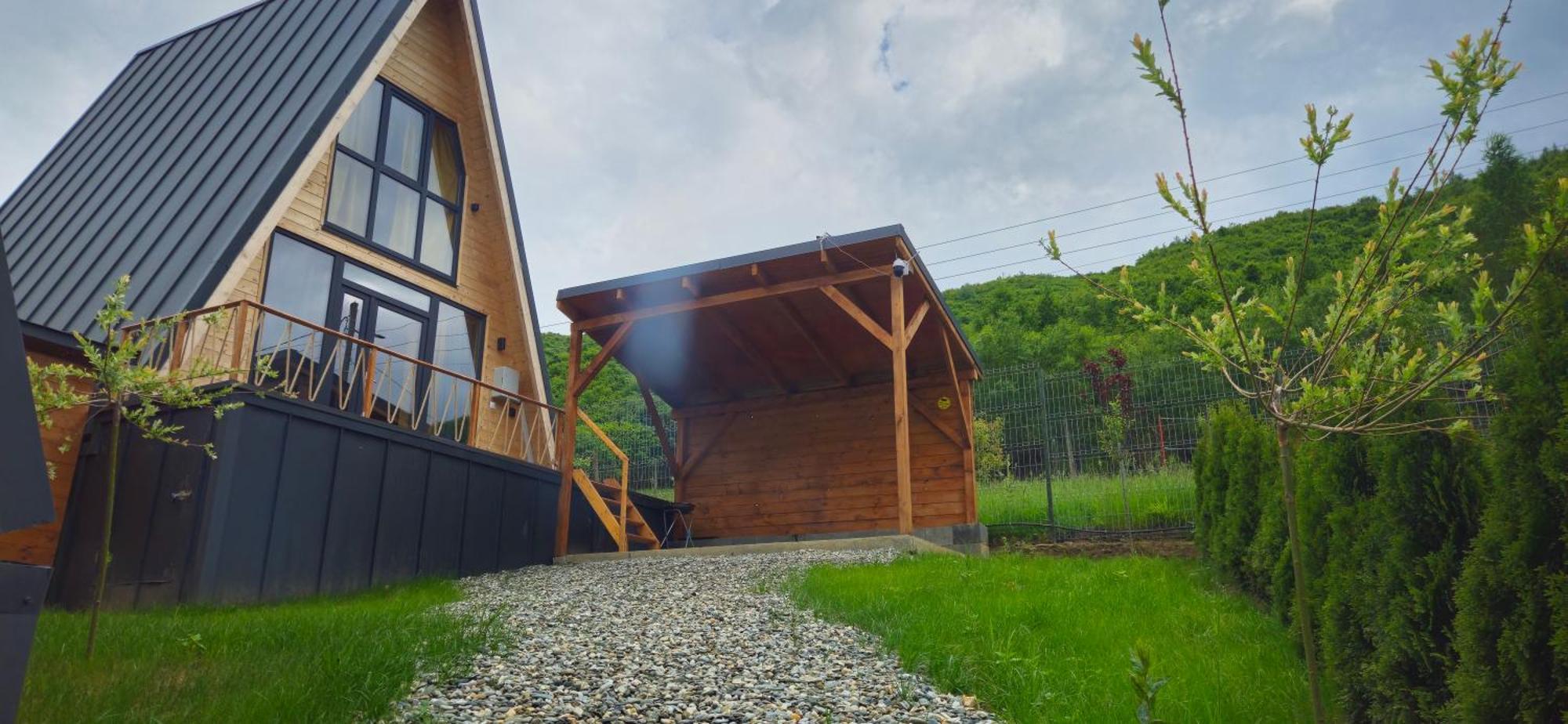 E&T-Cabin A Frame Hermannstadt Exterior foto